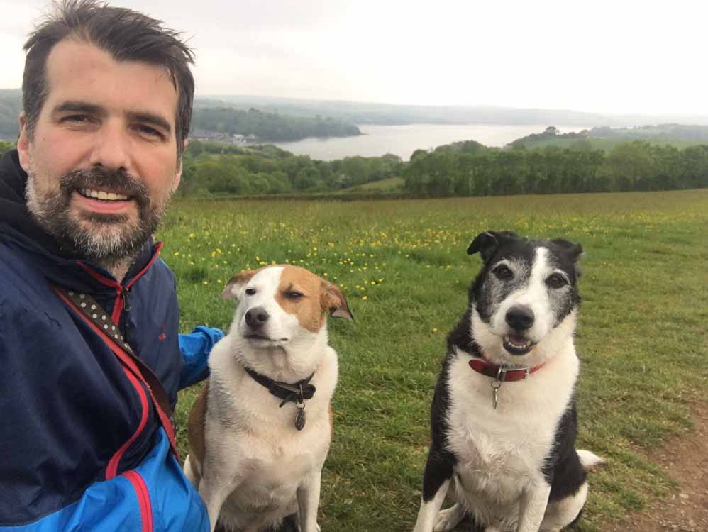 jamie with dogs